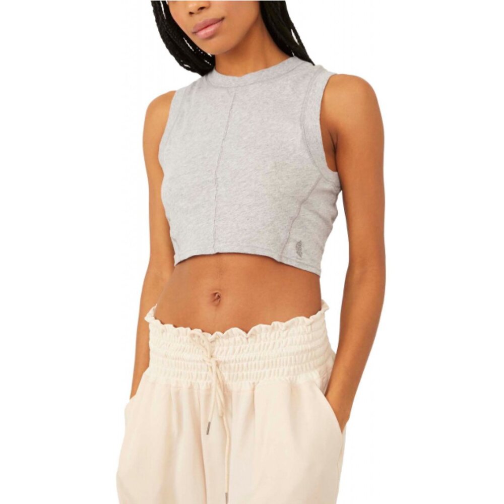 FREE PEOPLE Movement Play By Play Tank in Grey Size X-Small